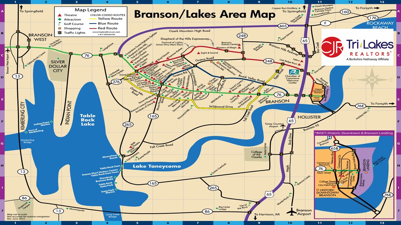 Branson Map